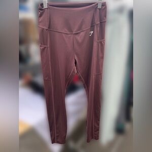 Gymshark Brown High-Waisted Leggings